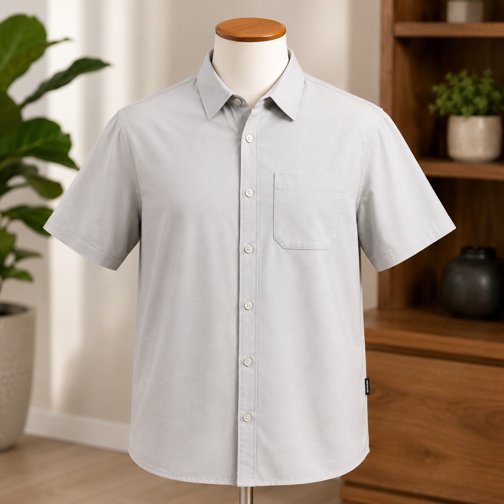 NWT Psycho Tuna Lake Erie Button Down Shirt  Small Gray‎ PTYT0013 Tech Fishing